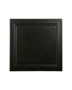 Cedar Bluff Uninstalled Square Decorative Tile - Black