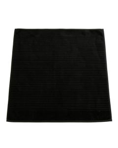 Summit Arc Bath Mat - Black (synthetic illustration; no displayed measurements)