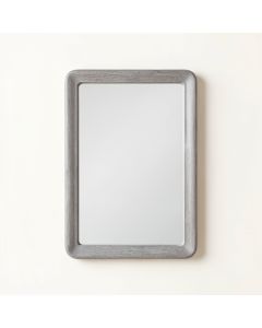 Cedar Bridge Framed Wall Mirror - Gray (synthetic illustration; no displayed measurements)