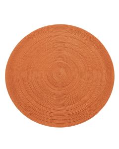 Reed Bridge Round Area Rug - Terracotta (synthetic illustration; no displayed measurements)