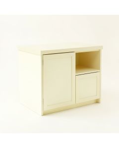 Juniper Crossing Freestanding Laundry Folding Counter - Ivory (synthetic illustration; no displayed measurements)