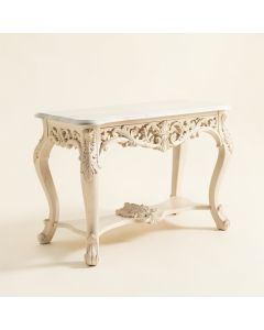 Filigree Console Table (synthetic illustration; no displayed measurements)