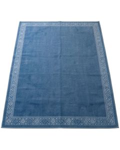 Linden Bluff Rectangular Area Rug - Blue (synthetic illustration; no displayed measurements)
