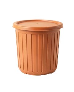 Brook Branch Closed Garden Compost Bin - Terracotta (synthetic illustration; no displayed measurements)