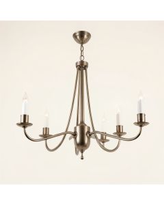 Cornalin 6 - Light Candle Style Drum Chandelier (synthetic illustration; no displayed measurements)