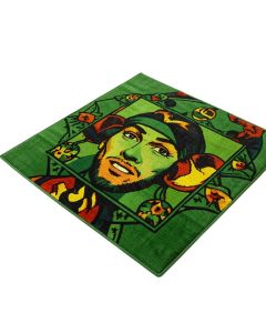60S-70S Pop Art-Inspired Green Area Rug (synthetic illustration; no displayed measurements)