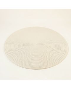 Maple Branch Round Area Rug - Ivory (synthetic illustration; no displayed measurements)