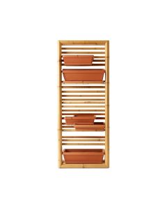 Stone Branch Empty Vertical Garden Frame - Terracotta (synthetic illustration; no displayed measurements)