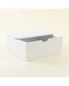 Linden Field Under-Desk Drawer Unit - White (synthetic illustration; no displayed measurements)