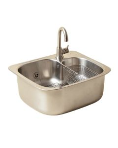 33 '' L X 20 '' W Double Basin Farmhouse/Apron Kitchen Sink With Sink Grid And Basket Strainer