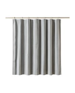 Briar Canyon Shower Curtain Hanging Flat From A Plain Rod - Gray (synthetic illustration; no displayed measurements)