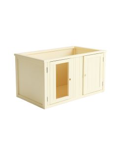 Clay Branch Empty Furniture-Style Litter Enclosure - Ivory