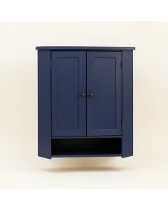 Aspen Branch Wall-Mounted Laundry Cabinet - Navy (synthetic illustration; no displayed measurements)
