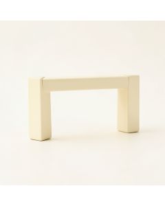 Clay Bend Cabinet Handle Without Packaging - Cream (synthetic illustration; no displayed measurements)