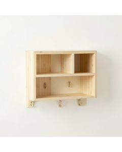 Holly Dale Wall-Mounted Entryway Organizer Shelf - Cream (synthetic illustration; no displayed measurements)