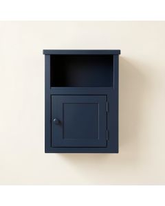 Alder Dale Wall-Mounted Entry Cabinet - Navy (synthetic illustration; no displayed measurements)