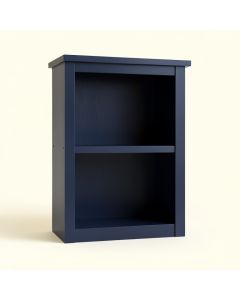 Bay Arc Freestanding Bookcase (synthetic illustration; no displayed measurements)