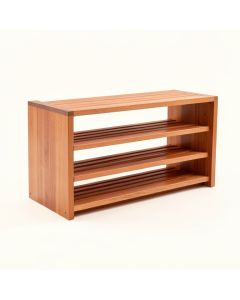 Fern Edge Shoe Storage Bench - Terracotta (synthetic illustration; no displayed measurements)