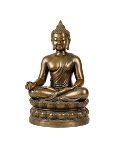 Large Meditative Buddha Of The Grand Temple Garden Statue