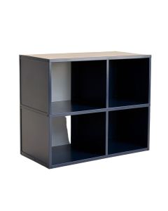Clay Arc Desktop Shelving Unit (synthetic illustration; no displayed measurements)