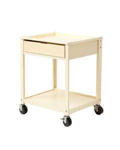Ash Dale Empty Rolling Workshop Cart - Cream