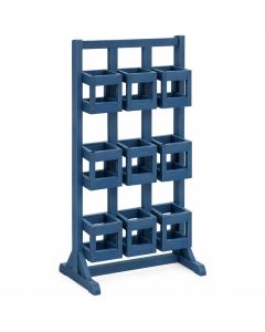 Oak Bend Empty Vertical Garden Frame - Blue