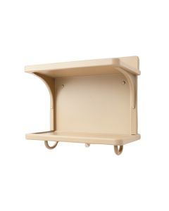 Rowan Edge Wall-Mounted Entryway Organizer Shelf - Beige