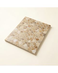 Fit Random Sized Marble Pebble Mosaic Tile (synthetic illustration; no displayed measurements)