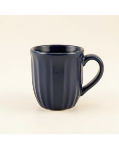 Dune Branch Ceramic Mug - Navy (synthetic illustration; no displayed measurements)