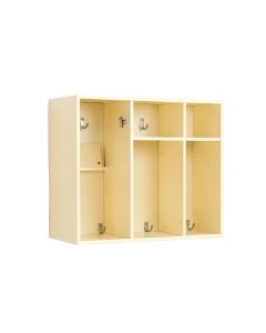 Glen Canyon Wall-Mounted Entryway Organizer Shelf - Cream (synthetic illustration; no displayed measurements)