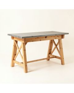 Clay Canyon Empty Workshop Workbench - Gray (synthetic illustration; no displayed measurements)
