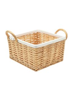 Slate Arc Empty Storage Basket - White (synthetic illustration; no displayed measurements)