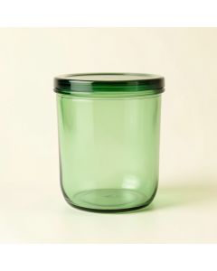 Reed Crest Storage Canister With Lid - Green (synthetic illustration; no displayed measurements)