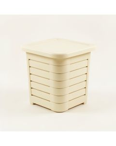 Summit Branch Closed Garden Compost Bin - Cream (synthetic illustration; no displayed measurements)