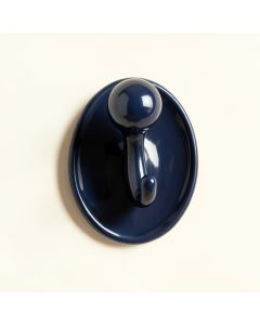 Brook Brook Wall-Mounted Robe Hook - Navy (synthetic illustration; no displayed measurements)