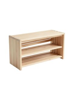 Holly Branch Shoe Storage Bench - Beige (synthetic illustration; no displayed measurements)