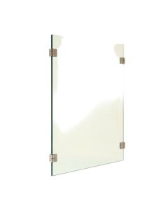 24 '' X 78 '' Frameless Fixed Glass Panel (synthetic illustration; no displayed measurements)
