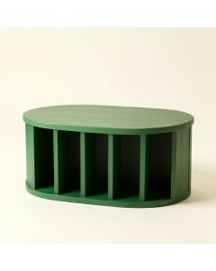 Rowan Branch Shoe Storage Bench - Green (synthetic illustration; no displayed measurements)