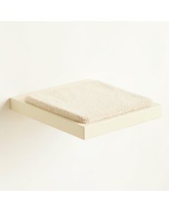 Hill Falls Wall-Mounted Cat Perch - Cream (synthetic illustration; no displayed measurements)