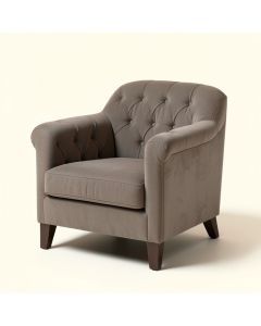31.75 '' Wide Tufted Polyester Armchair (synthetic illustration; no displayed measurements)