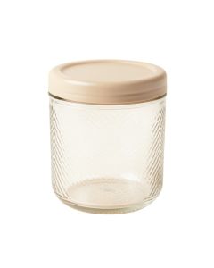 Glen Brook Storage Canister With Lid - Beige