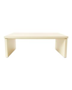 Flint Field Desktop Monitor Riser - Cream (synthetic illustration; no displayed measurements)