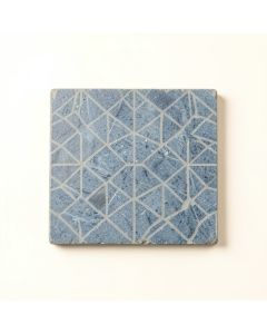 Birch Bridge Uninstalled Square Decorative Tile - Blue (synthetic illustration; no displayed measurements)