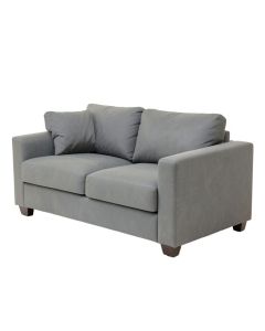 Ethos 57.75 '' Faux Leather Tuxedo Arm Loveseat (synthetic illustration; no displayed measurements)