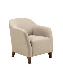 Lillian Upholstered Solid Back Skirted Side Chair