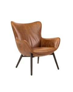 Bergholt 29 '' Wide Cowhide Butterfly Chair (synthetic illustration; no displayed measurements)