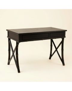 River Arc Writing Desk - Black (synthetic illustration; no displayed measurements)