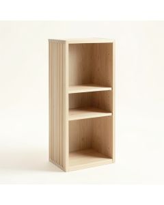 Linden Bluff Narrow Cubby Tower - Beige (synthetic illustration; no displayed measurements)