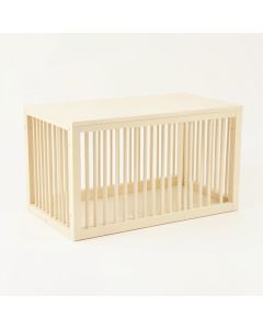 Bay Bend Empty Furniture-Style Pet Crate - Cream (synthetic illustration; no displayed measurements)