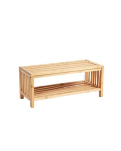 Ash Dell Shoe Storage Bench - Beige